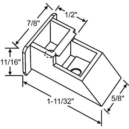 Strybuc Balance Top Sash Guide 60-602B